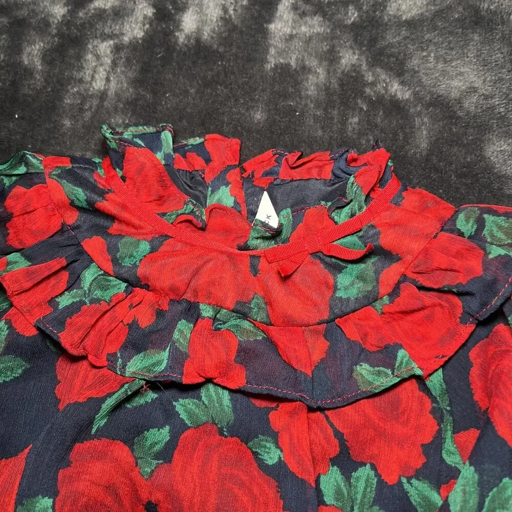 Lot Of 4 Janie And Jack Girls Clothing Sizes 4, 5, 6 Rose Tops Dress Pants Event